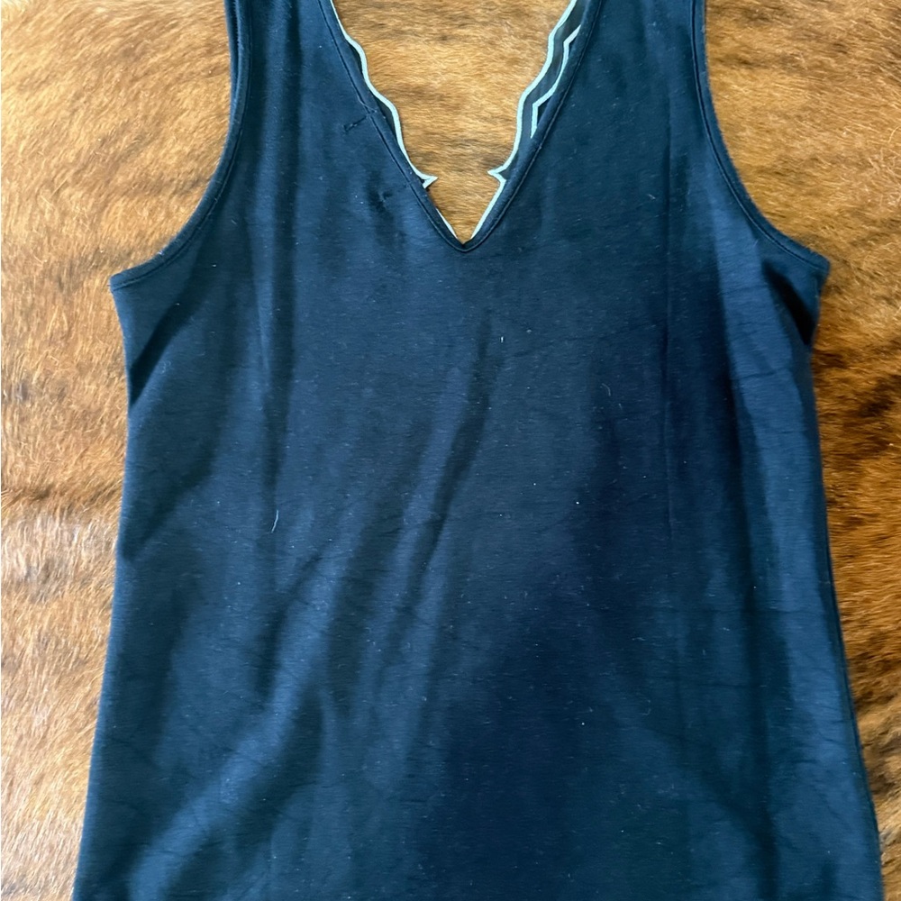 Womens Western MESH Stitching Tank Top - Picture 2 of 4